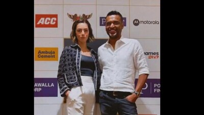 Deepinder Goyal with wife Grecia Munoz. Deepinder Goyal with wife Grecia Munoz.