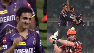 Harshit Rana defended 13 runs in the last over against SRH Harshit Rana defended 13 runs in the last over against SRH