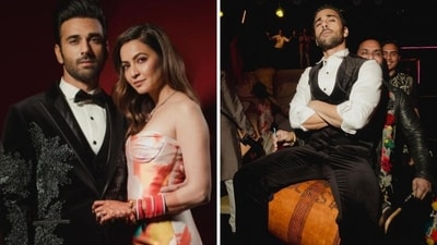 Pulkit Samrat with Kriti Kharbanda in the new pictures. Pulkit Samrat with Kriti Kharbanda in the new pictures.