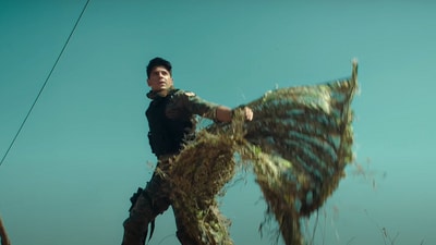 Sidharth Malhotra in a still from Yodha. Sidharth Malhotra in a still from Yodha.