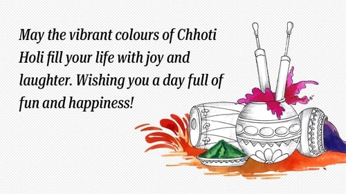 Happy Choti Holi 2024. (HT photo) Happy Choti Holi 2024. (HT photo)