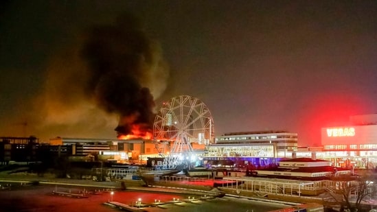 The terror attack at the Crocus City concert hall in Moscow's northern Krasnogorsk suburb, has claimed the lives of more than 60 people and wounded over 100. (AP)
