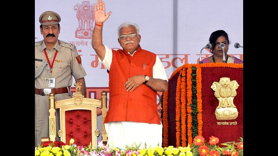 Manohar Lal Khattar (HT File)