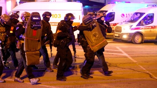"We strongly condemn the heinous terrorist attack in Moscow," Modi said in a social media post on X. "India stands in solidarity with the government and the people of the Russian Federation in this hour of grief," he said.&nbsp;(AP)