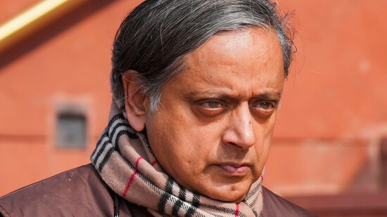Congress MP Shashi Tharoor at Parliament House complex. (PTI / File)