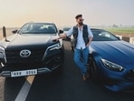 Elvish Yadav poses with luxury cars after getting bail