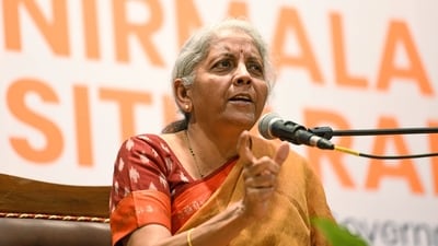 Union Finance Minister Nirmala Sitharaman (Savitha) Union Finance Minister Nirmala Sitharaman (Savitha)