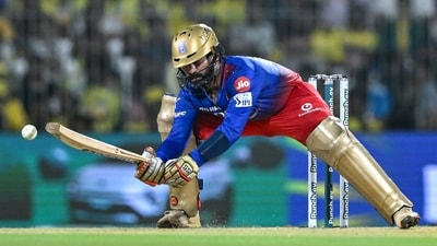 Royal Challengers Bangalore's Dinesh Karthik plays a shot. (AFP) Royal Challengers Bangalore's Dinesh Karthik plays a shot. (AFP)