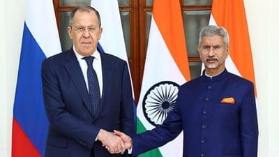 External Affairs Minister S Jaishankar with his Russian counterpart, Sergey Lavrov External Affairs Minister S Jaishankar with his Russian counterpart, Sergey Lavrov