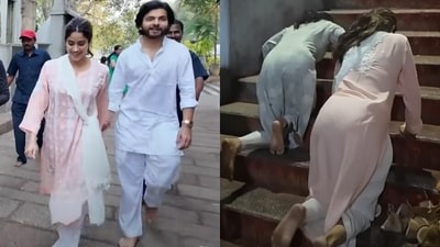 Janhvi Kapoor shared the experience with Shikhar Pahariya, Orry and a few other loved ones (Orry/YouTube) Janhvi Kapoor shared the experience with Shikhar Pahariya, Orry and a few other loved ones (Orry/YouTube)