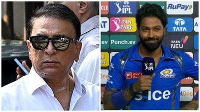 Gavaskar asked Hardik the burning question after the match (PTI-JioCinema) Gavaskar asked Hardik the burning question after the match (PTI-JioCinema)