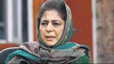 PDP spokesperson Mohit Bhan said that Mir met party president Mehbooba Mufti. (HT File)