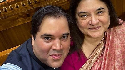 BJP MPs Maneka Gandhi and Varun Gandhi (PTI)