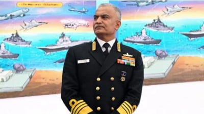 Indian Navy chief Admiral R Hari Kumar