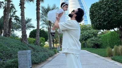 Atif Aslam shared photos of his daughter Haleema. Atif Aslam shared photos of his daughter Haleema.