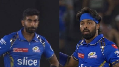 Jasprit Bumrah bowled just one over in the powerplay while Hardik Pandya bowled twice Jasprit Bumrah bowled just one over in the powerplay while Hardik Pandya bowled twice