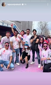 Tejasswi Prakash via her Instagram Stories. Tejasswi Prakash via her Instagram Stories.