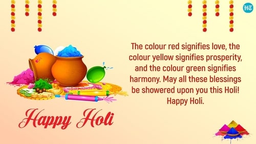 Happy Holi 2024: People celebrate Holi by smearing colour on each other's faces, drinking Thandai and eating Gujiya. (HT Photo)