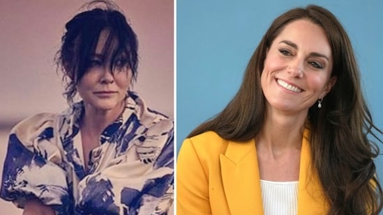 Shannen Doherty has blasted conspiracy theorists after Kate Middleton's cancer diagnosis (theshando/Instagram, AP Photo/Kin Cheung, Pool, File)