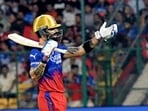 Virat Kohli scored 77 off 49 but it needed some typically brilliant finishing touches from Dinesh Karthik as RCB beat PBKS by four wickets in their first home match of the season. PBKS scored 176/6 batting first and Karthik finished unbeaten on 28 off 10 balls, hitting the winning runs in the last over with a four.&nbsp;