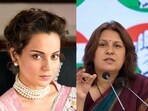 Actor Kangana Ranaut and Congress leader Supriya Shrinate Actor Kangana Ranaut and Congress leader Supriya Shrinate
