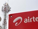 A hoarding displaying Airtel logo. Airtel's tariffs are at a premium compared to Jio and with the hike the gap between the two will rise. 
