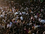 The gradual pushing of brakes on population growth has resulted from two key factors.(HT Photo)