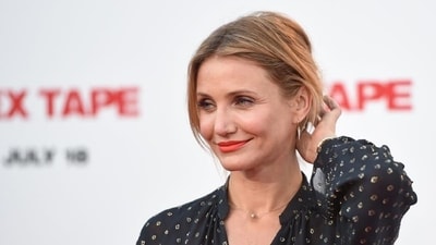 Cameron Diaz at the premiere of her 2014 comedy Sex Tape in Westwood, California. (File Photo)