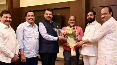 In the meeting, it was decided that Jankar will get one seat from the Mahayuti – an alliance of the BJP, Shiv Sena and NCP – to contest the upcoming LS polls. (HT PHOTO) In the meeting, it was decided that Jankar will get one seat from the Mahayuti – an alliance of the BJP, Shiv Sena and NCP – to contest the upcoming LS polls. (HT PHOTO)
