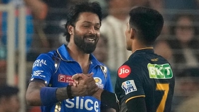 Hardik Pandya left Gujarat Titans to rejoin Mumbai Indians. (AP) Hardik Pandya left Gujarat Titans to rejoin Mumbai Indians. (AP)