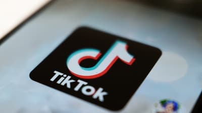 The TikTok logo is displayed on a smartphone screen in Tokyo, Japan. (AP) The TikTok logo is displayed on a smartphone screen in Tokyo, Japan. (AP)