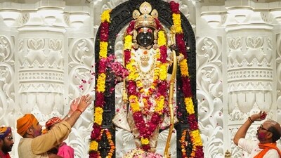 'Rangotsav' held at Ram Temple in Ayodhya (X/ Shri Ram Janmbhoomi Teerth Kshetra)