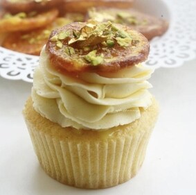 Two-good! Malpua-rabdi cupcake by Sarah Zia (Fluff In A Cup) Two-good! Malpua-rabdi cupcake by Sarah Zia (Fluff In A Cup)