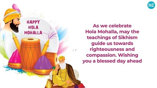 Happy Hola Mohalla 2024: The festival will take place from March 25 to March 27. (HT Photo) Happy Hola Mohalla 2024: The festival will take place from March 25 to March 27. (HT Photo)
