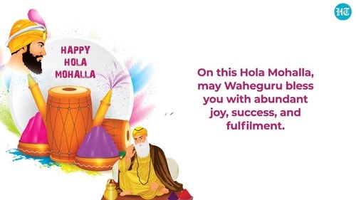 Happy Hola Mohalla 2024! (HT Photo) Happy Hola Mohalla 2024! (HT Photo)