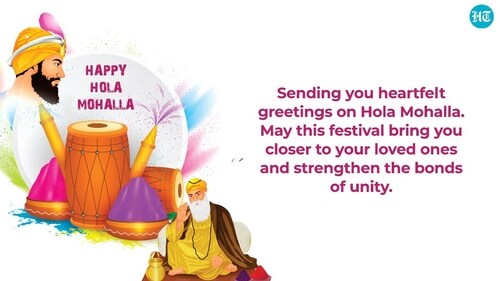 Happy Hola Mohalla 2024: The three-day festival will unfold at Takht Sri Keshgarh Sahib in Anandpur. (HT Photo) Happy Hola Mohalla 2024: The three-day festival will unfold at Takht Sri Keshgarh Sahib in Anandpur. (HT Photo)