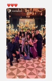 An inside photo of Taapsee Pannu's younger sister Shagun Pannu and other guests, seemingly from Udaipur. An inside photo of Taapsee Pannu's younger sister Shagun Pannu and other guests, seemingly from Udaipur.