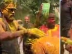 Mumbai Indians celebrated Holi on Monday. Mumbai Indians celebrated Holi on Monday.