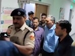 Delhi chief minister Arvind Kejriwal leaves the Rouse Avenue Court. (PTI file photo) 
