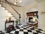 Striking black and white checkerboards are big on the home design front this year.. (Shutterstock)