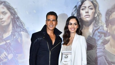 Akshay Kumar and Manushi Chhillar are all smiles at the trailer launch event. This is the second time that the two are sharing screen space in a film. They had earlier worked in Samrat Prithviraj. Akshay Kumar and Manushi Chhillar are all smiles at the trailer launch event. This is the second time that the two are sharing screen space in a film. They had earlier worked in Samrat Prithviraj. 