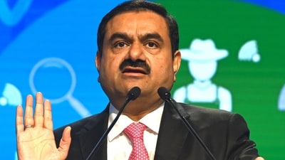 Chairperson of Indian conglomerate Adani Group, Gautam Adani, speaks at the World Congress of Accountants in Mumbai. (AFP) Chairperson of Indian conglomerate Adani Group, Gautam Adani, speaks at the World Congress of Accountants in Mumbai. (AFP)