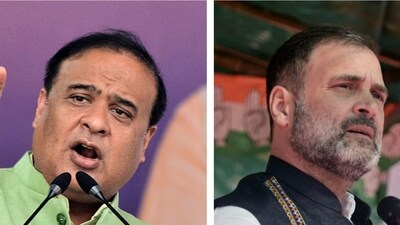 Himanta Biswa Sarma (left) and Rahul Gandhi. Himanta Biswa Sarma (left) and Rahul Gandhi.