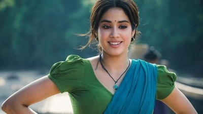 Janhvi Kapoor in a still from Devara: Part 1 Janhvi Kapoor in a still from Devara: Part 1
