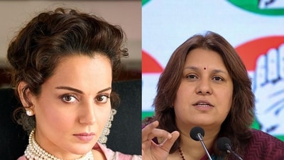Actor Kangana Ranaut and Congress leader Supriya Shrinate (File) Actor Kangana Ranaut and Congress leader Supriya Shrinate (File)