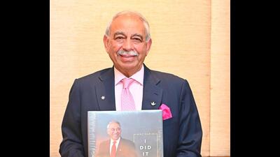 Lawyer Mac Sarin during the launch of his book, “I Did it My Way”, in Chandigarh. (HT Photo) Lawyer Mac Sarin during the launch of his book, “I Did it My Way”, in Chandigarh. (HT Photo)