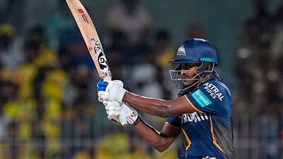While Sai Sudharsan held up one end for much of the Titans' chase, they lost too many wickets in the first 10 overs and CSK were firmly on top. (PTI) While Sai Sudharsan held up one end for much of the Titans' chase, they lost too many wickets in the first 10 overs and CSK were firmly on top. (PTI)