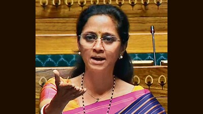 Sule, daughter of veteran politician Sharad Pawar, also expressed her concerns over the arrest of Delhi Chief Minister Arvind Kejriwal and Hemant Soren. (HT PHOTO) Sule, daughter of veteran politician Sharad Pawar, also expressed her concerns over the arrest of Delhi Chief Minister Arvind Kejriwal and Hemant Soren. (HT PHOTO)