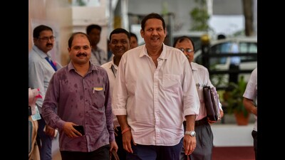 The BJP leader and party’s Rajya Sabha MP Udyanraje Bhosale, a descendant of Chhatrapati Shivaji Maharaj, is keen to contest the polls from the Satara seat, (Kunal Patil/HT Photo) The BJP leader and party’s Rajya Sabha MP Udyanraje Bhosale, a descendant of Chhatrapati Shivaji Maharaj, is keen to contest the polls from the Satara seat, (Kunal Patil/HT Photo)