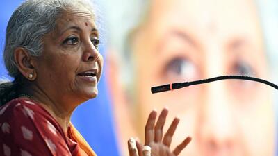 Union finance minister Nirmala Sitharaman. (ANI)